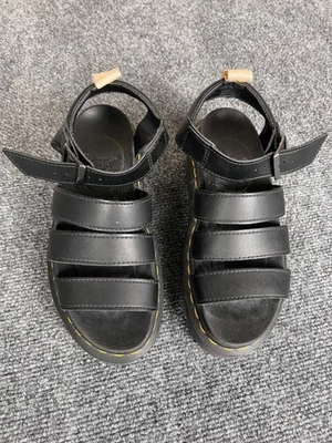 Dr Doc Martens Blaire Slides Womens Black Platform Sandals Chunky Size 5 - Image 1 of 4