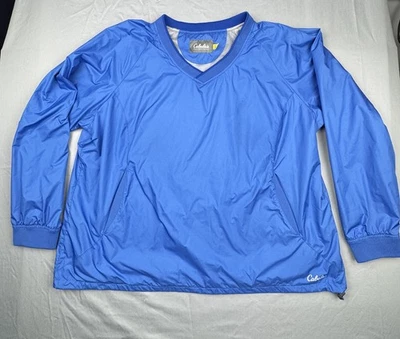 Cabela's Men's Windbreaker Pullover Jacket Royal Blue with Pockets Men's Sz 2XL - Image 1 of 4