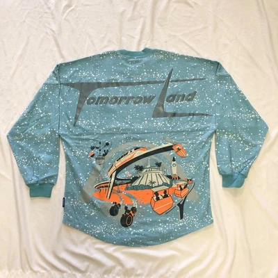 Джерси Disney World Tomorrowland Blue Spirit Magic Kingdom размер СРЕДНИЙ - НОВАЯ - Изображение 1 из 4