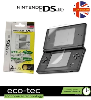 Plastic Film Guard Screen Protector Set for Nintendo DS Lite (DSL) - Image 1 of 4