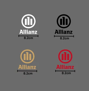 Allianz Sponsor Patch klein 8,2 cm - Wärmeübertragung Bügelbild Logo für Fußball Trikot - Bild 1 von 5