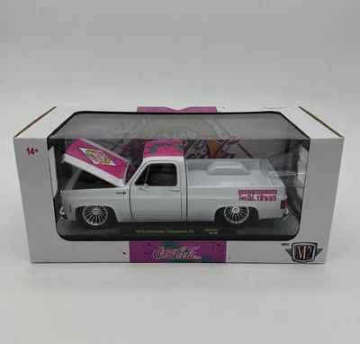 M2 Machines Coca Cola  1/24 scale 1973 Chevrolet Cheyenne 10 Diecast Car  - Image 1 of 4