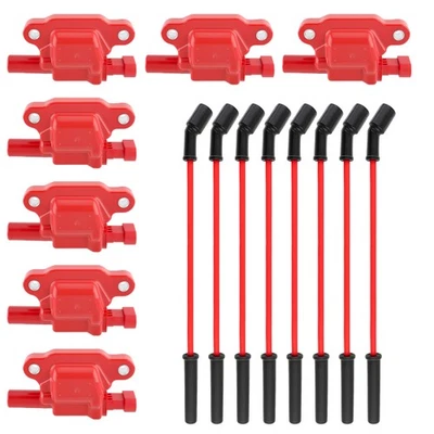 Bobinas de encendido cuadradas 8 piezas para Chevy GMC Silverado Sierra 2500 3500 HD 2008-2016 Foto 1 de 4