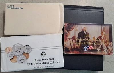 1979-D,P, U.S. Mint coin set,1988-P,D, U.S. Mint Set, 2009 U.S. Mint Pres. Proof - Image 1 of 4