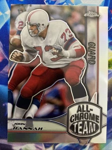2024 Topps Chrome - John Hannah PATRIOTS All-Chrome Team Refractor #ACT-9 - Picture 1 of 2