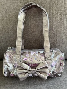 Ed Hardy Borsa Alice Mini Barile Bambina - Argento 8”x4” - Foto 1 di 12