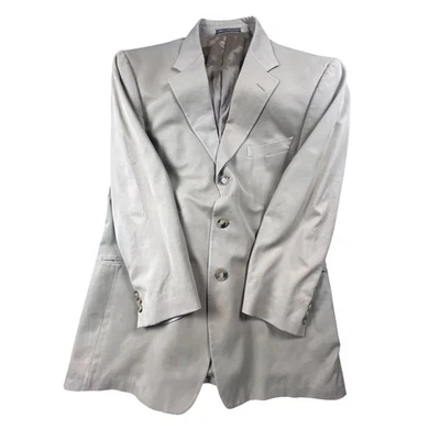Blazer Ermenegildo Zegna Suave Bronceado Para Hombres 42R Abrigo Deportivo Colección Neiman Marcus Foto 1 de 4