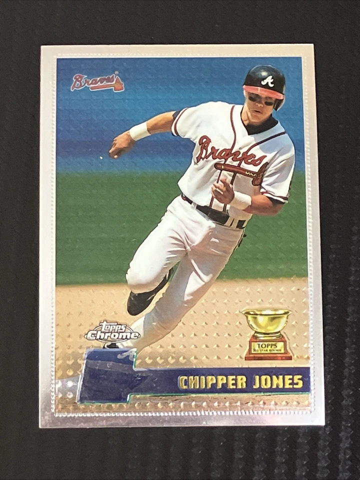 1996 Topps Chrome CHIPPER JONES Topps Rookie Cup Braves HOFer - Image 1 of 1