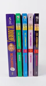 V.C. Andrews Orphans Series Lot (5) – Butterfly, Crystal, Brooke, Raven, Runaway - Imagen 1 de 8