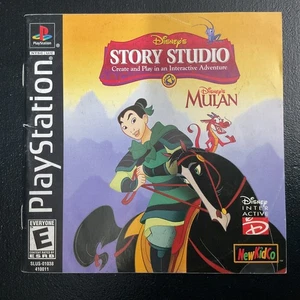Disney's Story Studio Mulan PS1 PlayStation Instruction Manual Only - Picture 1 of 2