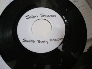 SCION SUCCESS 45 Sound Bwoy Answer/No Worry You Mind   blank reggae 7" exc-nm - Imagen 1 de 2