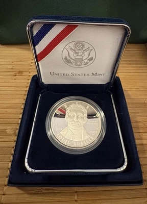 2009-P Proof Commemorative Louis Braille Silver Dollar OGP With Paperwork (0021) - Image 1 of 4