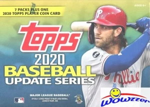 2020 Topps Update Baseball EXCLUSIVE Blaster Sealed Box-MEDALLION COIN RELIC - Picture 1 of 2