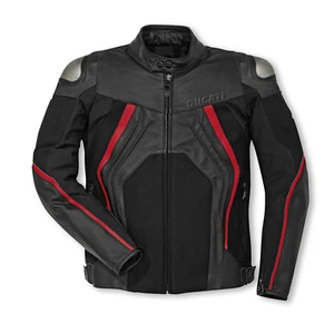 Ducati Corse C1 Mens Motorbike Racing Leather Jacket - Picture 1 of 3