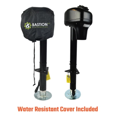 Gato de lengüeta de energía eléctrica 3500 lb con cubierta para remolque RV y cámper BJ3500B Foto 1 de 4