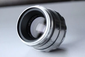 Helios 44 KMZ Silver Photo Lens 13 blades 2/58 mm mount M42 - Picture 1 of 15