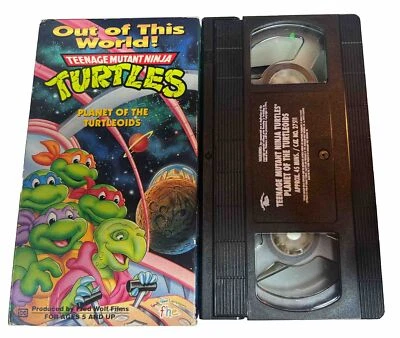 Teenage Mutant Ninja Turtles Out Of This World! Planet of the Turtleoids VHS - Image 1 of 4
