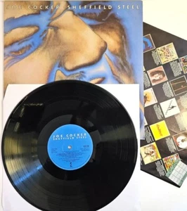 Joe Cocker – Sheffield Steel LP Album vinyl record 1982 in island pop rock black - Picture 1 of 12