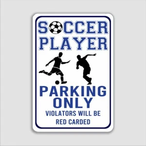 Cartello solo parcheggio calcio trasgressori saranno cartellato rosso tutto cartello alluminio 8x12 - Foto 1 di 8