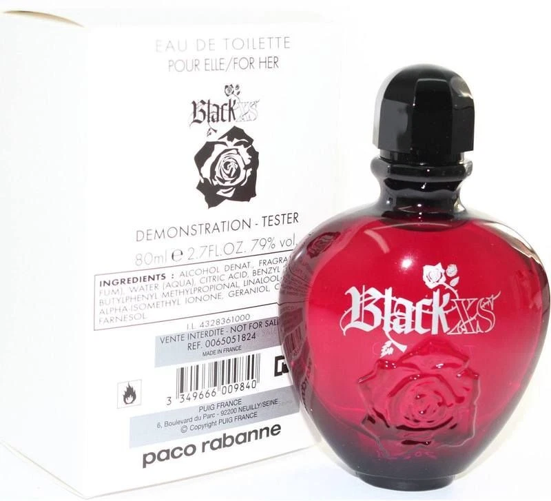 Paco Rabanne Negro XS Pour Elle para Mujer 2.7 OZ Eau de Toilette Spray Sin Caja Foto 1 de 1