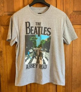 T-shirt uomo The Beatles manica corta grigia "Abbey Road" etichetta taglia XL - Foto 1 di 4