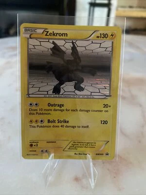 Zekrom 2011 BW005 Black Star Promo Pokemon Black & White In Sleeve & Toploader - Image 1 of 3