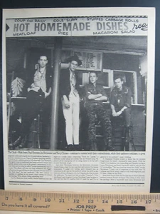 1982 Vintage Print Ad THE CLASH Band Members Great to Frame Wall Art - Picture 1 of 2