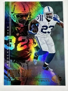 2017 Panini Illusions 94 Frank Gore Edgerrin James Rainbow Foil Colts Card - Foto 1 di 2