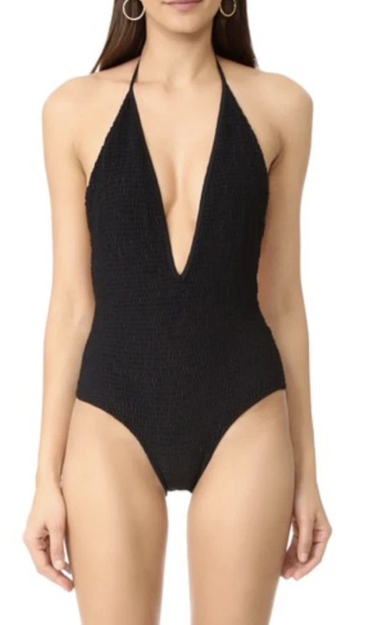 Traje de baño Kelly negro de una pieza para mujer Tori Praver talla M L15032 Foto 1 de 3