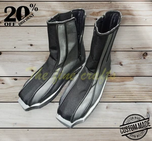 Boba Fett Inspired Canvas Boots - Custom Crafted Cosplay Footwear - Picture 1 of 4