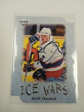 1995-96 Upper Deck Be A Player Ice Wars Keith Tkachuk AUTO 