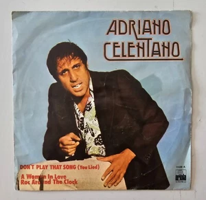 ADRIANO CELENTANO Don't Play That Song +1 Spain Ariola 1977 UNIQUE COVER  - Imagen 1 de 8