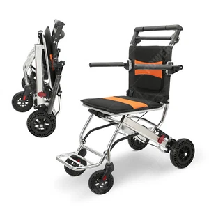 Portable Ultra-Light 8.25KG Folding Transport Wheelchair Mobility Aid WheelChair - Picture 1 of 8