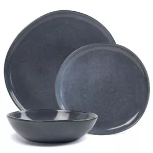 Salt & Pepper Series 12 Piece Dinner Set - Denim Blue - RRP $159.95 - Picture 1 of 6