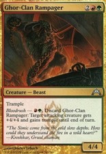 *FOIL* Ghor-Clan Rampager 1x MtG Gatecrash ENGLISH SP/NM