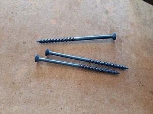 LOT OF 100 FLAT HEAD STAR DRIVE 3/16" X 4" MASONRY SCREWS - TORQUEMASTER - Picture 1 of 7