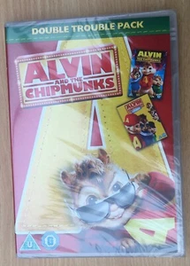 🌟ALVIN AND THE CHIPMUNKS 1 & 2🌟ANIMATION🌟2 FILM BOX SET🌟SEALED🌟UK🇬🇧SELLER - Picture 1 of 4