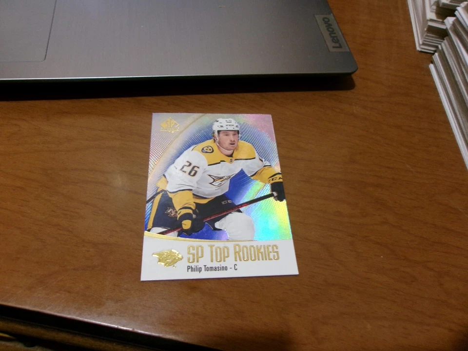 2021-22 SP AUTHENTIC SP TOP ROOKIES INSERT- PHILIP TOMASINO- PREDATORS- MINT - Image 1 of 1