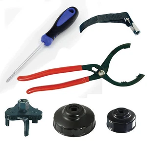 OIL FILTER WRENCH TOOLS WITH SOCKET ADAPTOR MECHANICS FILTER REMOVAL TOOLS - Picture 1 of 10