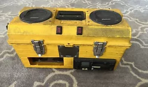 Vintage Contico Professional Tuff Box - Custom Tool Box Tape Deck Boom Box -read - Picture 1 of 19
