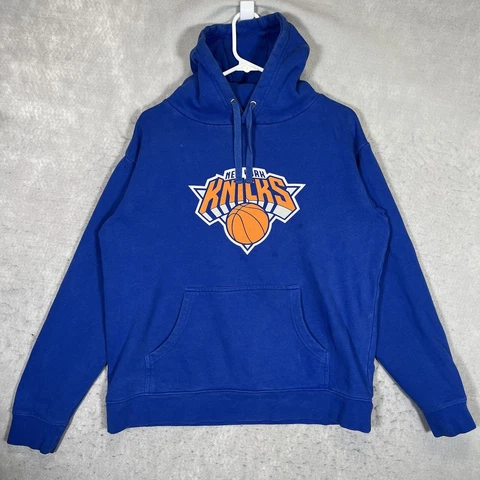 A1 Fanatics New York Knicks Anthony Hoodie Sweatshirt Adult Medium Blue Mens Cover