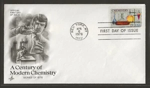 1976 US 13c Century Of Modern Chemistry FDC Scott #1685 Art Craft Unaddressed - Picture 1 of 2