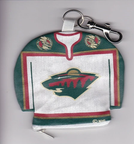Minnesota Wild Hockey Jersey Key Chain Cover