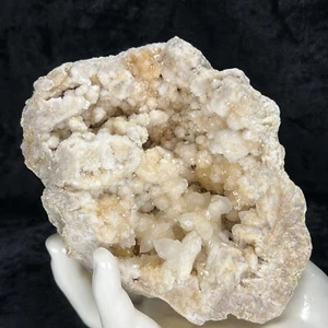 Geode 5” Natural Quartz Crystal Cluster Golden Healer Iron Citrine 1.9Lb Mineral - Picture 1 of 6
