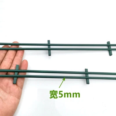 2PC Street Road Isolation Guardrail HO/OO 1:50 1:87 Scale Miniatures Fence Model - Image 1 of 4