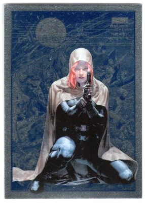 MARVEL 2014 MARVEL UNIVERSE SAPPHIRE BASE PARALLEL 86 BLACK WIDOW - Image 1 of 2