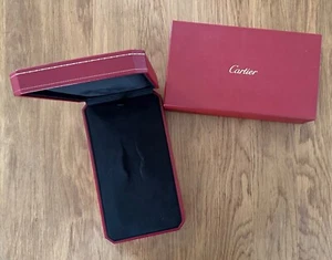 Im Feld Uhren- Cartier / Cartier Watch Box - Tank - Bezug Cowa 0014 - Foto 1 di 8