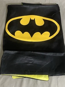 Batman Cape Costume Black Satin Child Size - 22" x 28" - Picture 1 of 3