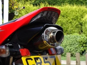 Honda CBR1000RR 2006 2007 Fireblade acero inoxidable ovalado carretera escape legal de motocicleta  - Imagen 1 de 6