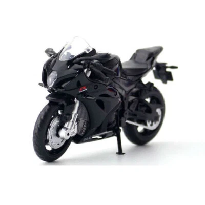 1/18 Suzuki GSX-R1000 Motorrad Modell Druckguss Spielzeug Geschenke Schwarz - Bild 1 von 4